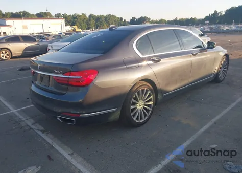2017 BMW 740I I from USA, damaged, VIN WBA7E2C56HG739442